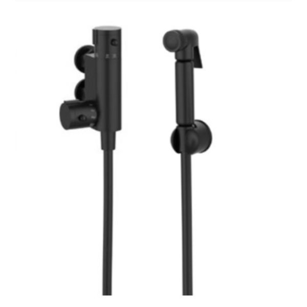 BSUK Nero Douche Kit with Thermostatic Mixing Valve and Handset - Black