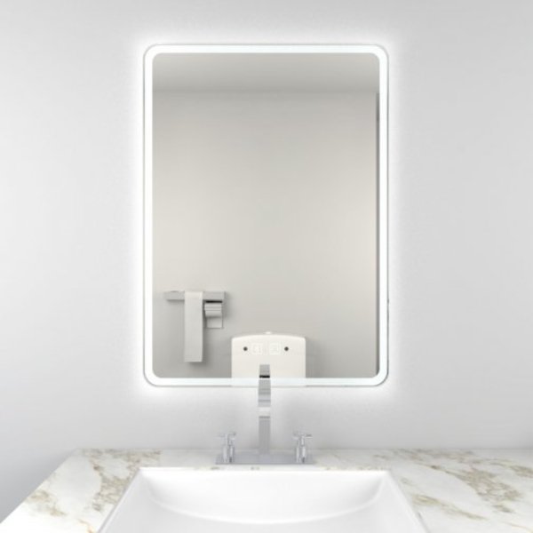 Bsuk Optima LED Illuminated Mirror With Bluetooth Speaker And Demister Pad - 700mm X 500mm