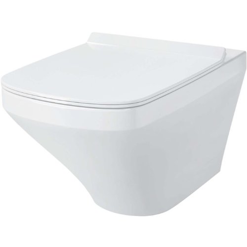 Duravit Durastyle Wall Hung Rimless Toilet And Soft Close Seat - White