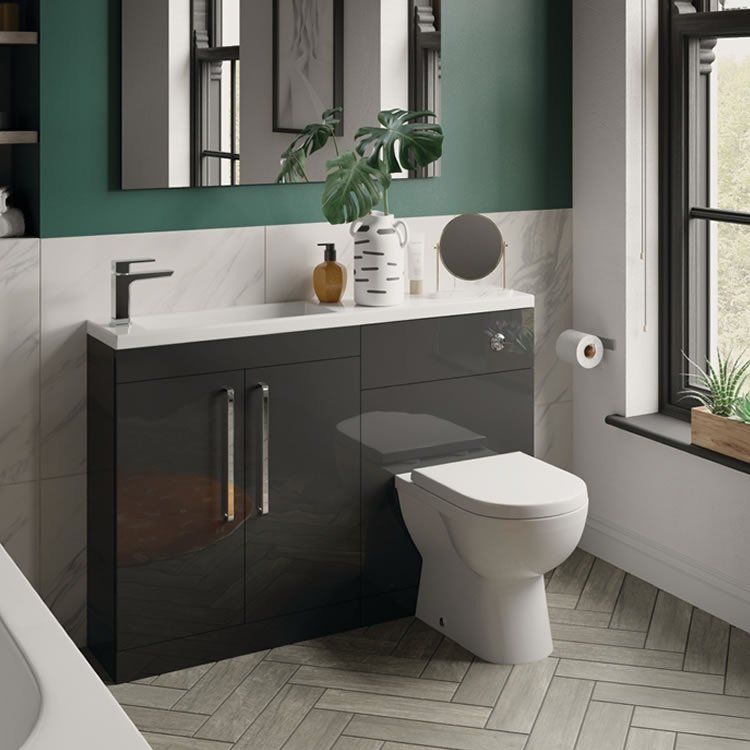 The White Space Scene I Shaped Combination Unit - 1100mm Wide - Image 4