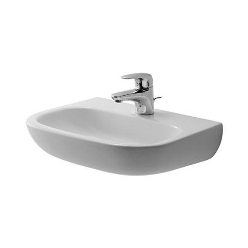 Duravit D-Code Handrinse Wall Hung Basin - 450mm Wide - 1 Tap Hole