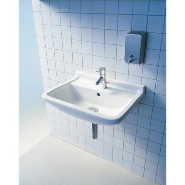 Duravit Starck 3 Basin - 1 TH - 500mm - Pedestal Options - Image 4
