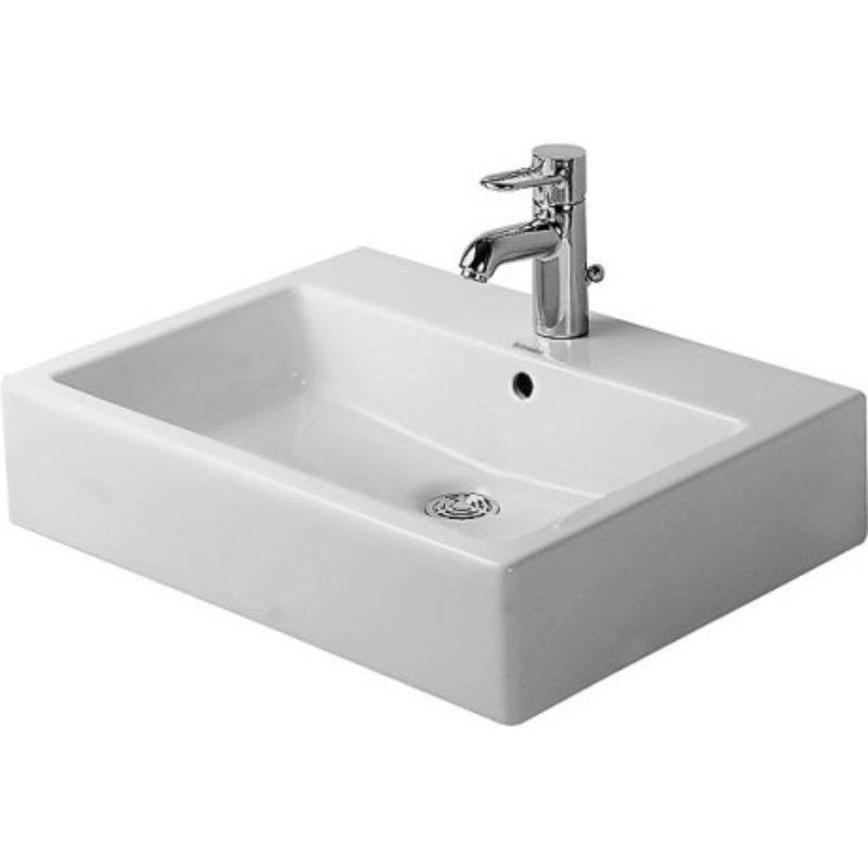 Duravit Vero Ground Countertop Basin - 1 TH - 500mm - White Alpin