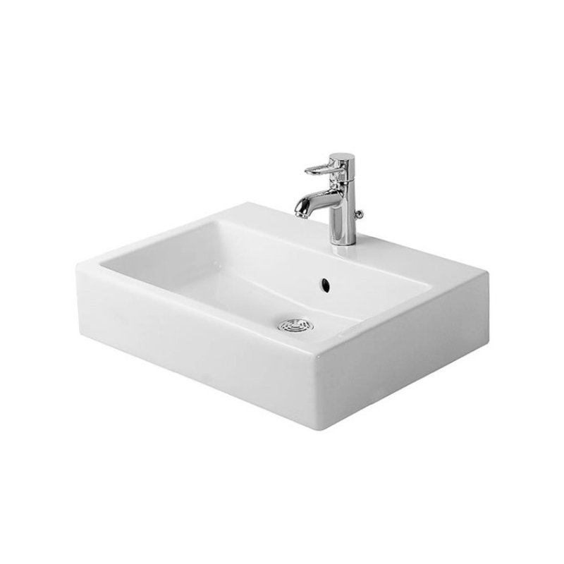 Duravit Vero Countertop Basin - 1 TH - 595mm - White Alpin