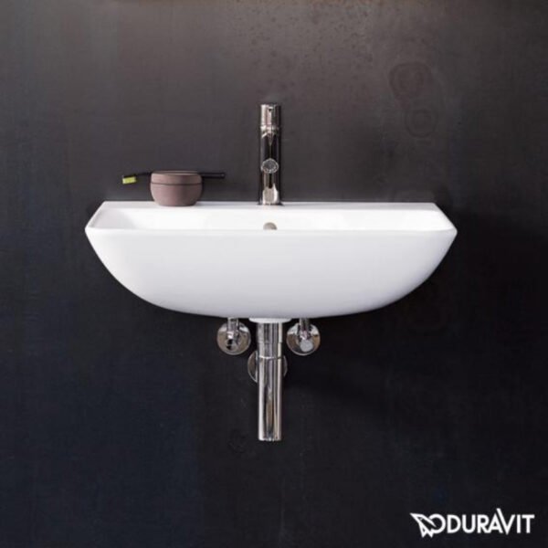 Duravit Me By Starck Basin - 450mm - Pedestal Options - Image 4