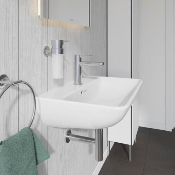 Duravit Me By Starck Compact Basin - 1 TH - 600mm - Image 2