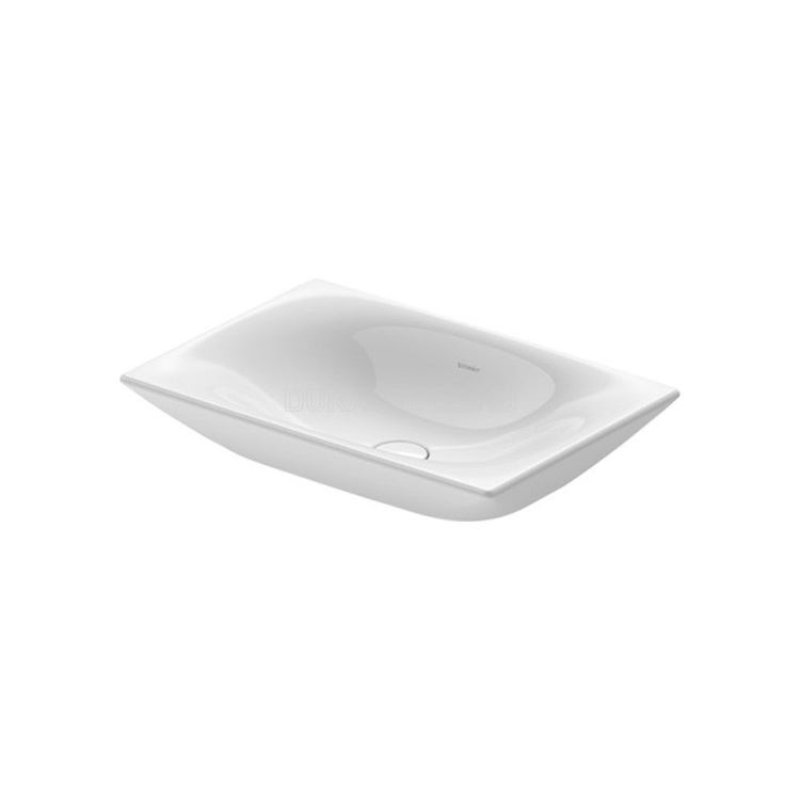 Duravit Viu Countertop Basin - No TH - 600mm - White Alpin