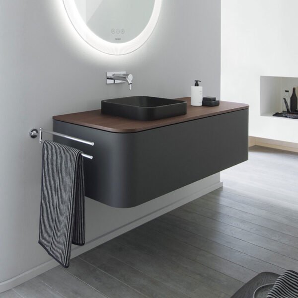 Duravit Happy D.2 Plus Countertop Basin - No TH - 400mm - Image 3