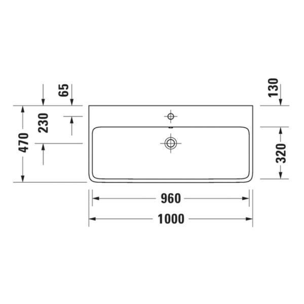 Duravit Qatego Ground Basin - 1000mm - Image 4