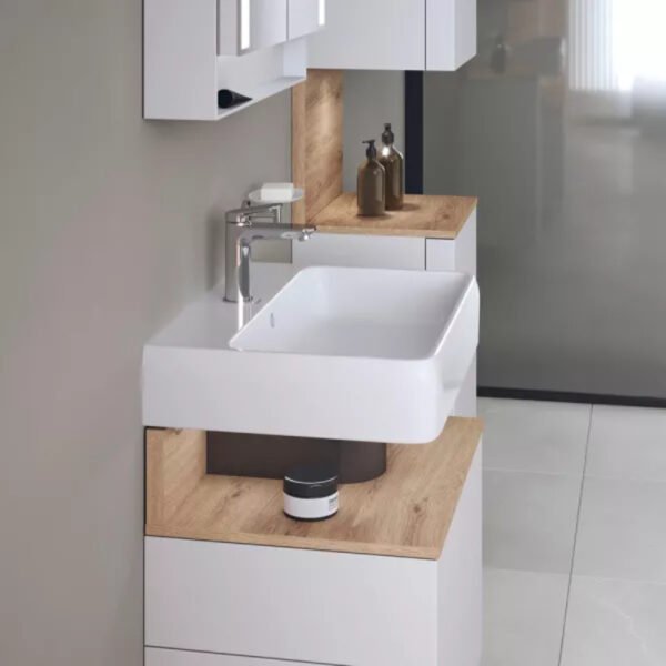 Duravit Qatego Basin With Overflow - 600mm - Image 4