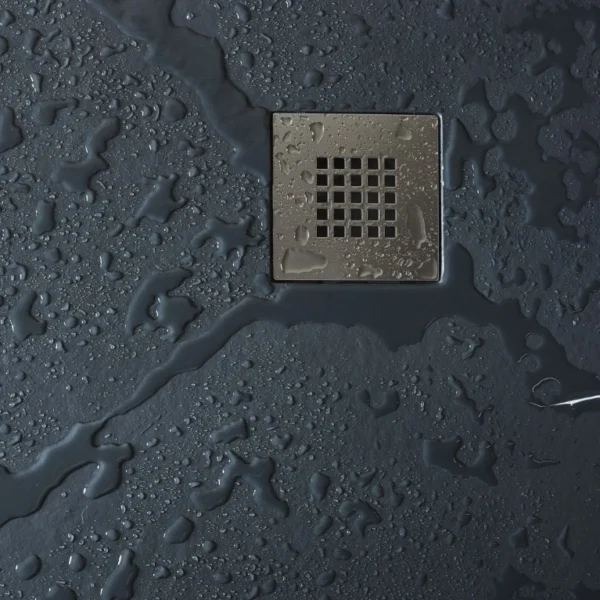 Sommer Essenza Slate Shower Tray - Graphite - Size Options - Image 2