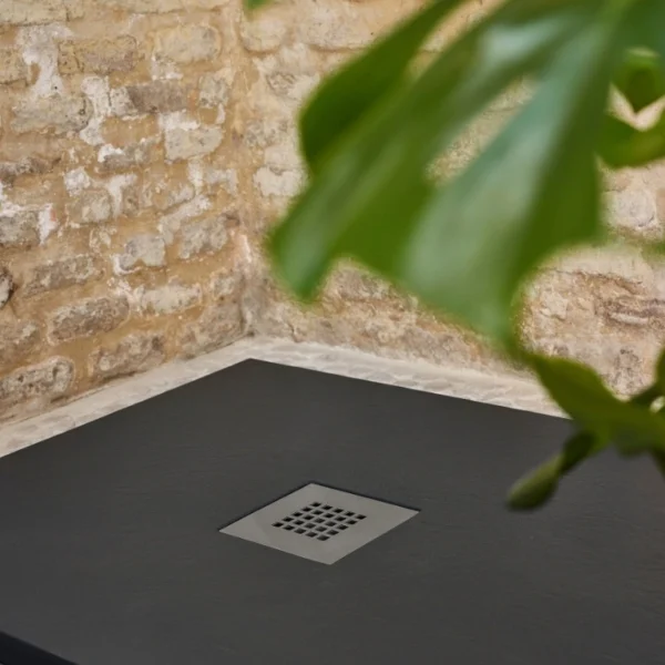 Sommer Essenza Slate Shower Tray - Graphite - Size Options - Image 4