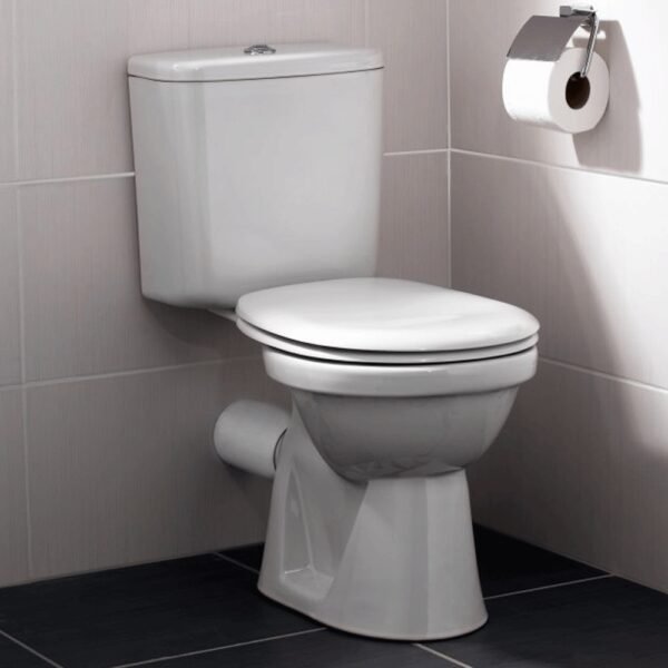 Vitra Milton Close Coupled Toilet - Seat & Cistern Options - Image 3