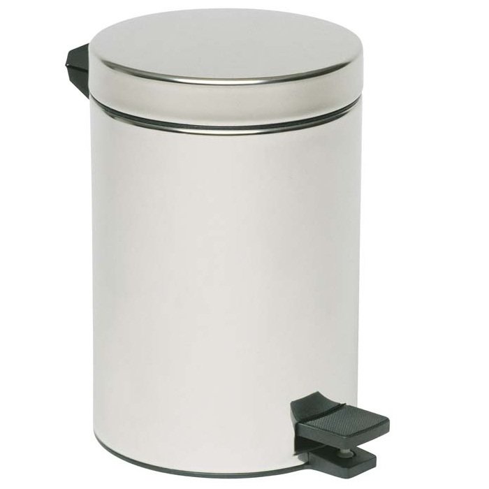 Vitra Arkitekta Waste Bin 3 Ltr - Chrome
