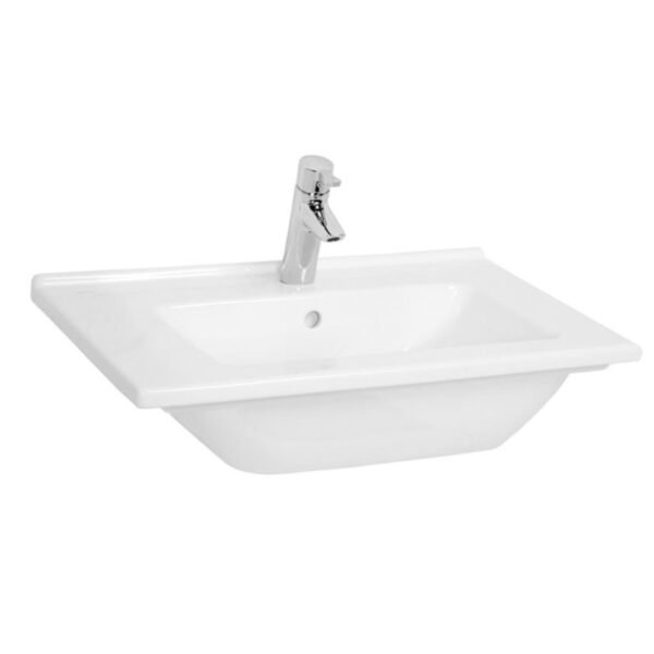 Vitra S50 Vanity Basin - 1 TH - White