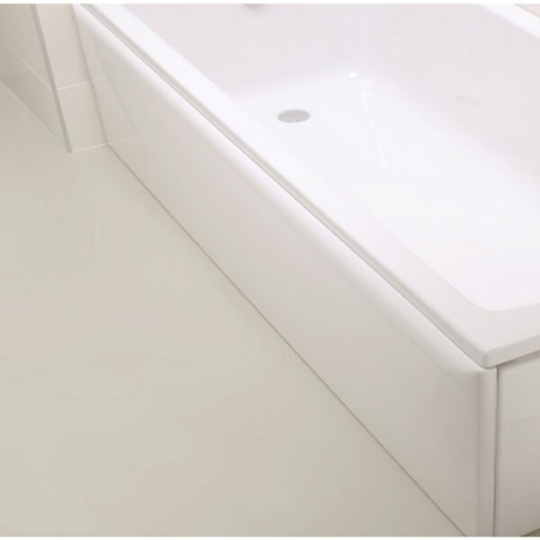Vitra Neon Flat Bath Front Panel - White
