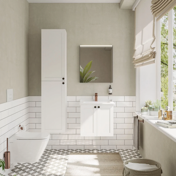 Vitra Root Classic 2 Door Wall Hung Vanity Unit With Basin - Image 3
