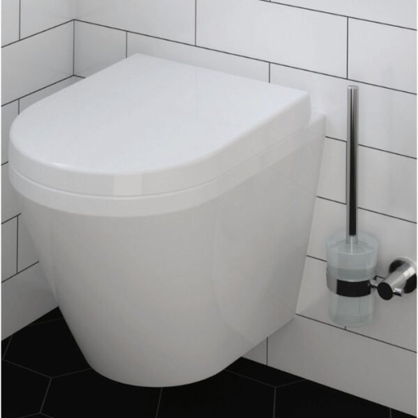 Vitra Integra Compact Rimless Wall Hung Toilet - White - Image 3