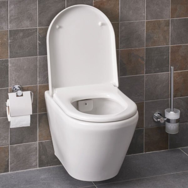 Vitra Integra Rimless Wall Hung Toilet With Hidden Fixation - White