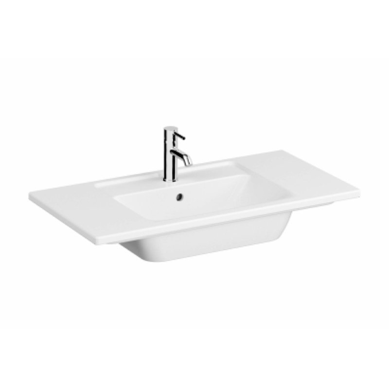 Vitra Integra Vanity Basin - 1200mm Wide - 2 TH - White