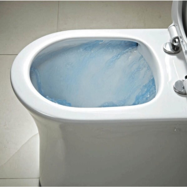 Vitra Integra Rimless Back to Wall Toilet - White - Image 3