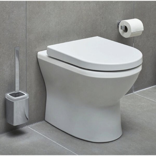 Vitra Integra Rimless Comfort Height Back to Wall Toilet - White