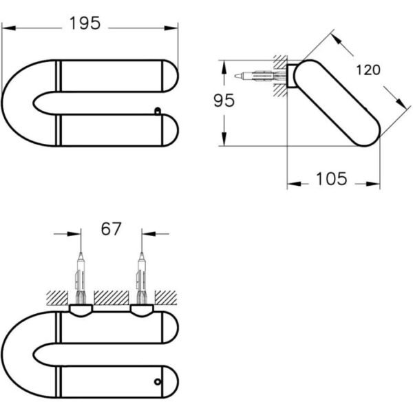 Vitra Liquid Toilet Roll Holder - Image 2