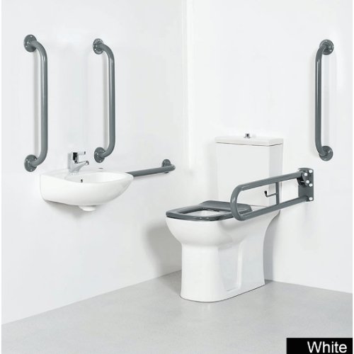 Vitra Accessible Close Coupled Toilet Doc M Pack - White