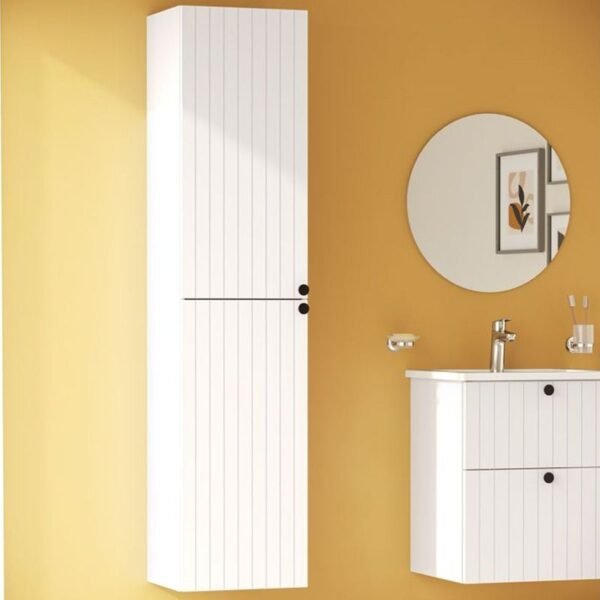 Vitra Root Groove 2 Door Wall Hung Tall Storage Unit - 400mm Wide
