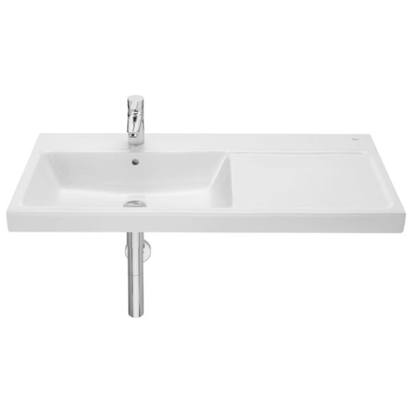 Roca The Gap Wall Hung Basin - 1000mm Wide - 1 TH - White - Image 2