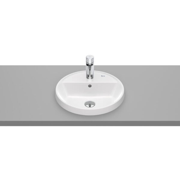 Roca The Gap Inset Basin - 400mm Wide - 1 TH - White