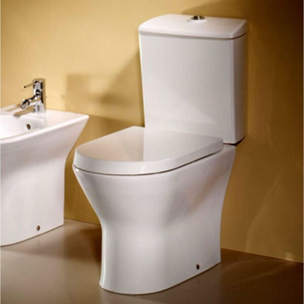Roca Nexo Close Coupled Toilet - White - Image 3