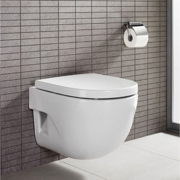 Roca Meridian-N Compact Wall Hung Toilet - White