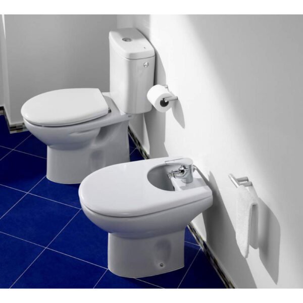 Roca Laura Floor Standing Bidet - 1 TH - White