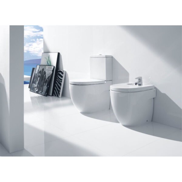 Roca Meridian N Compact Floorstanding Bidet - 1 TH - White