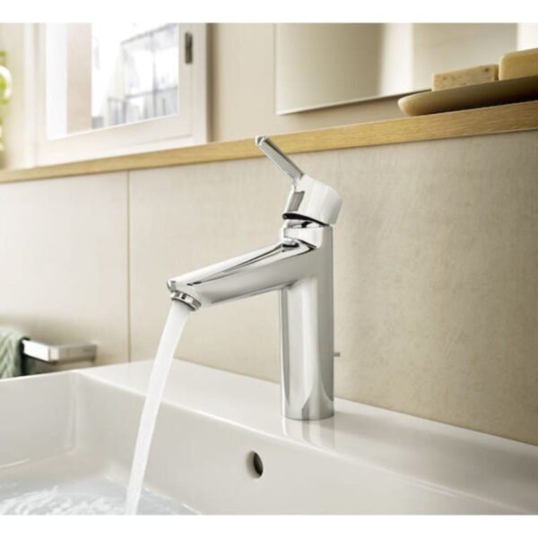 Roca Malva Smooth Body Basin Mixer Tap - Chrome - Image 3
