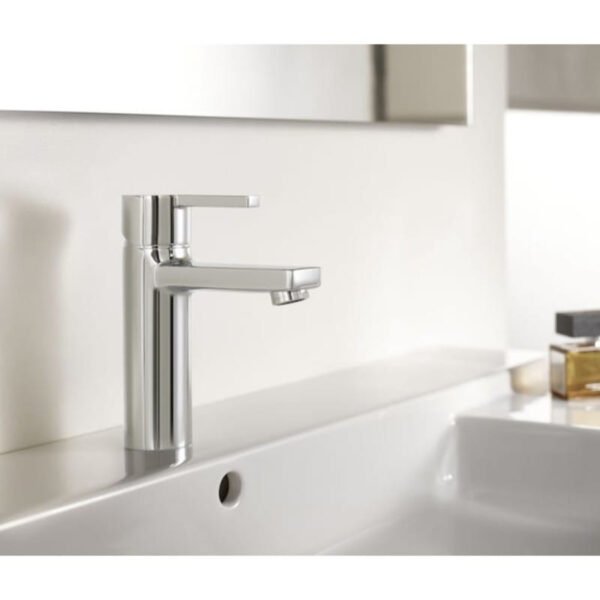 Roca Naia Smooth Body Basin Mixer Tap - Image 3