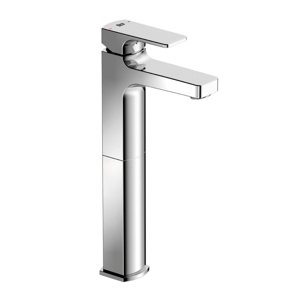 Roca Escuadra Tall Basin Mixer Tap - Chrome