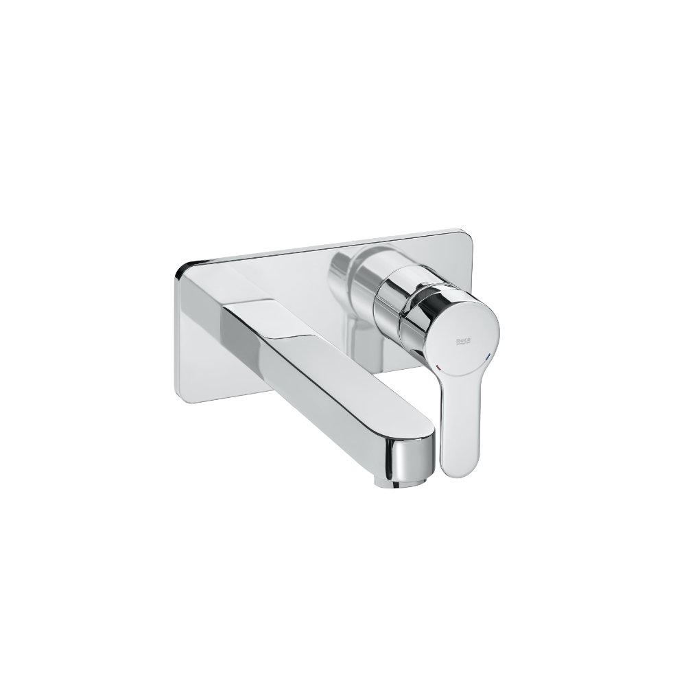 Roca L20 Wall Mounted Basin Mixer Tap - Chrome