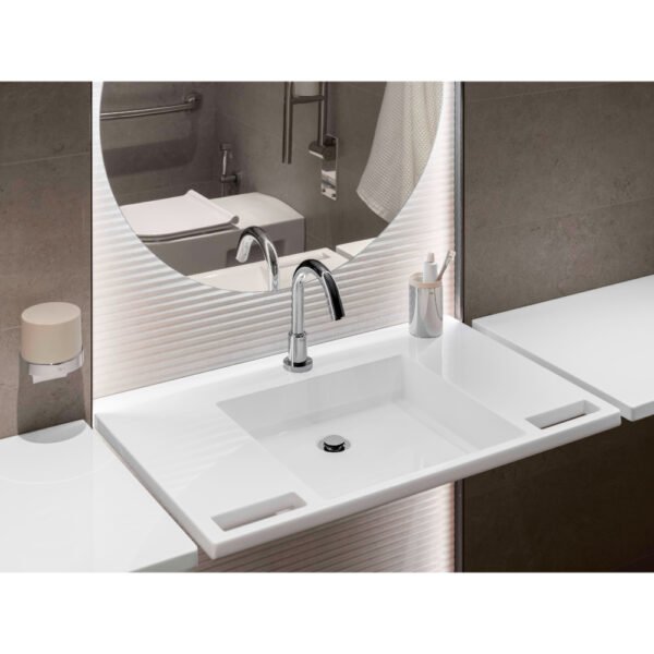 Roca Loft-E Electronic Basin Mixer Tap - Battery Powered - Chrome - Image 3