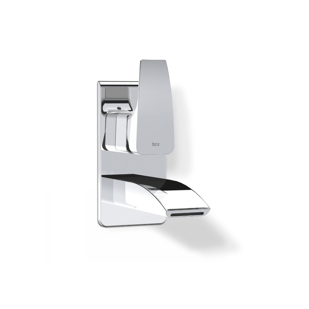 Roca Thesis Built In Single Lever Basin Mixer Tap - Chrome