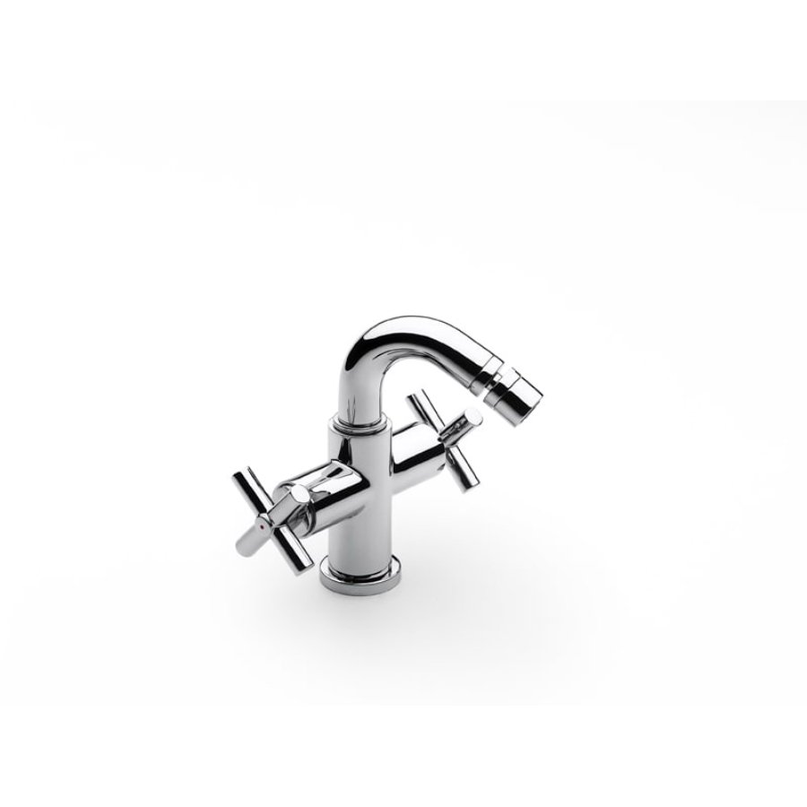 Roca Loft Bidet Mixer Tap With Pop-up Waste - Chrome