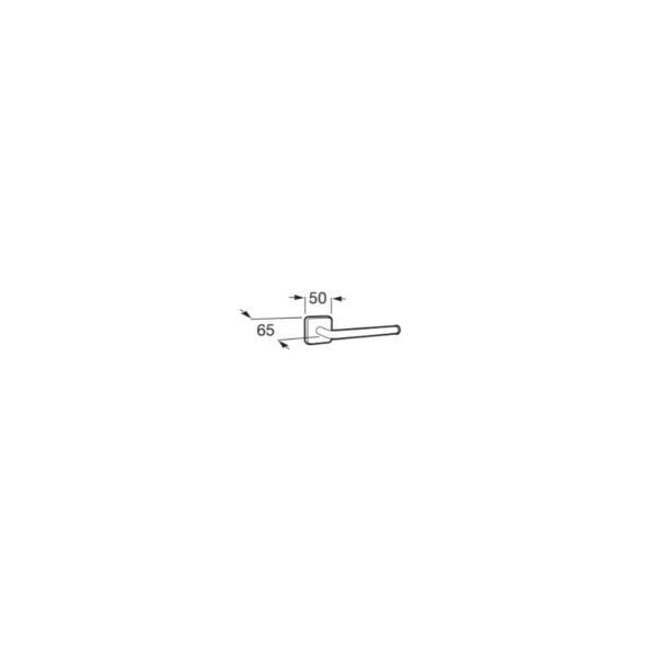 Roca Victoria Toilet Roll Holder - Chrome - Image 2