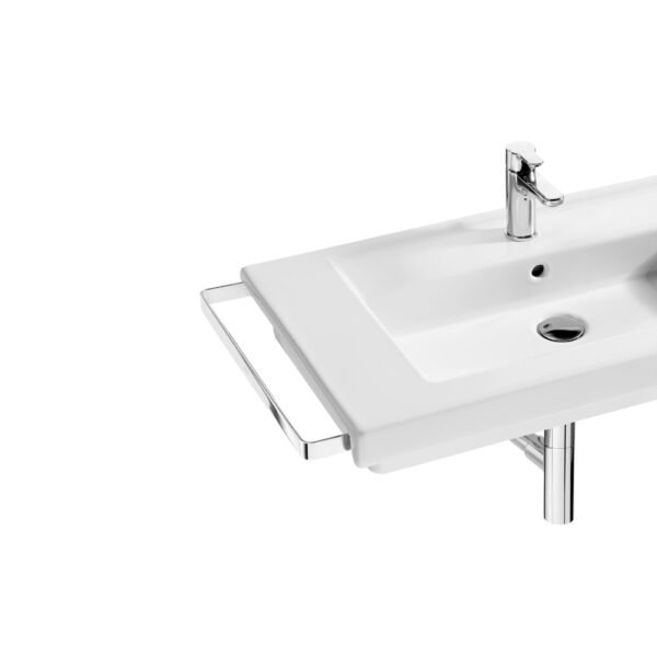 Roca Prisma Towel Rail for Washbasin Left Hand - Chrome
