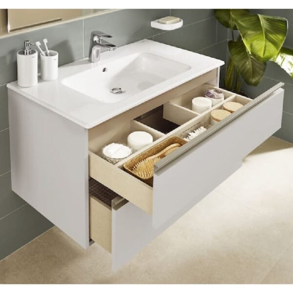 Roca The Gap 2 Drawer Wall Hung Vanity Unit With Basin