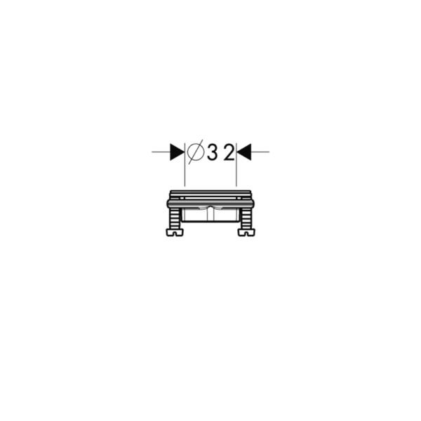 Hansgrohe Fixing For Free Standing Mixers Taps - 13961000 - Image 2