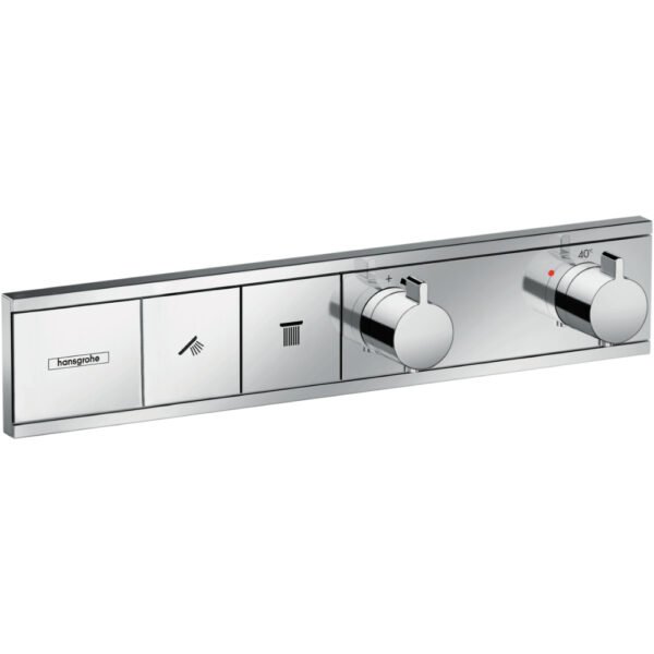 Hansgrohe Rainselect Two Outlet Thermostatic Concealed Shower Valve For Two Function - Select Colour