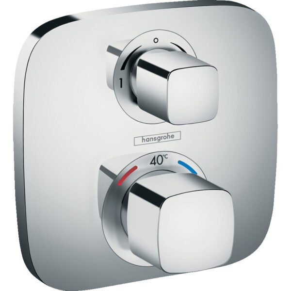 Hansgrohe Ecostat E Thermostatic Two Outlet Concealed Shower Valve - 15708000