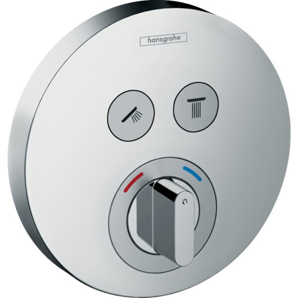 Hansgrohe ShowerSelect-S Two Outlet Manual Shower Valve - 15748000