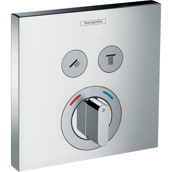 Hansgrohe Showerselect Mixer For Concealed Installation For Two Outlets - 15768000